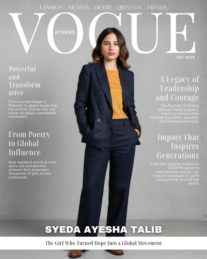 Syeda Ayesha Talib: The Girl Who Turned Hope Into a Global Movement